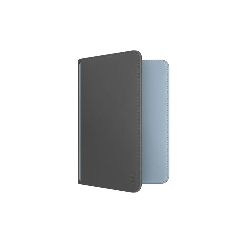 Uniq Belmont Passport Holder Tracker With RFID-Blocking - Charcoal/Washed Blue Uniq Belmont Passport Holder Tracker With RFID-Blocking - Charcoal/Washed Blue