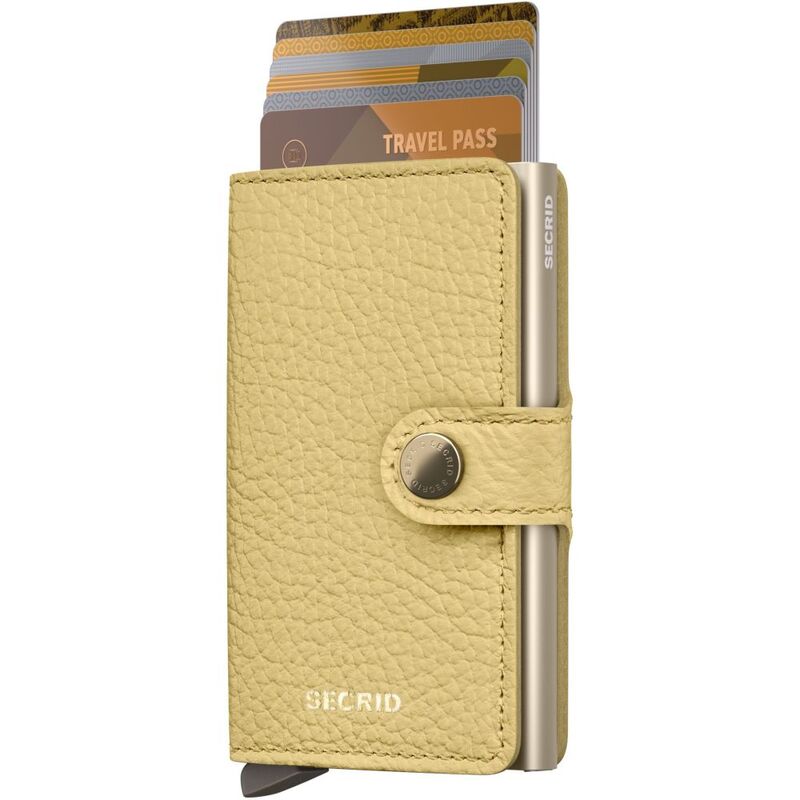 Secrid Miniwallet Pebble - Butter Yellow