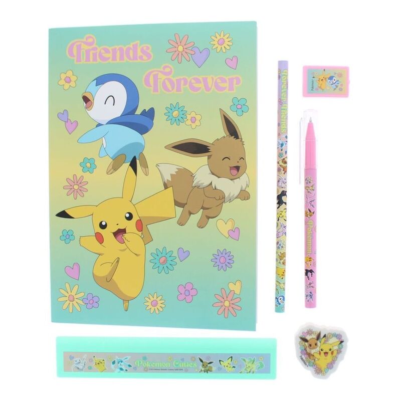 Blueprint Pokemon Stationery Set (Set Of 7)