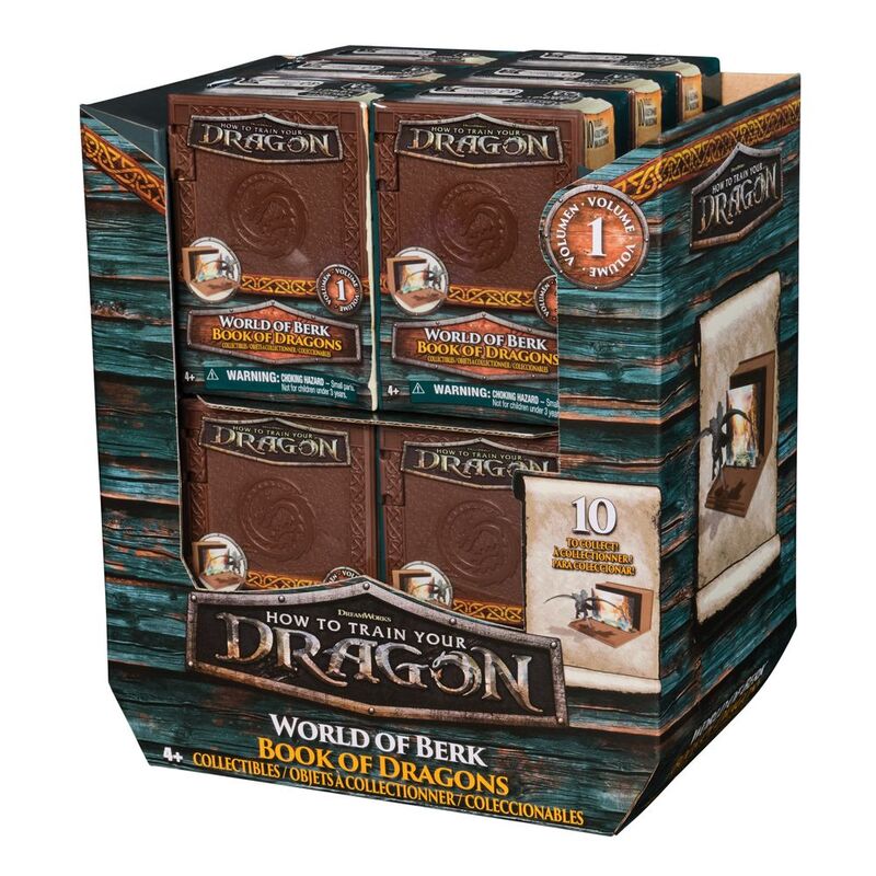 Spin Master How To Train Your Dragon 4 World Of Berk Book Of Dragons Mini Collectible (Assortment - Includes 1)