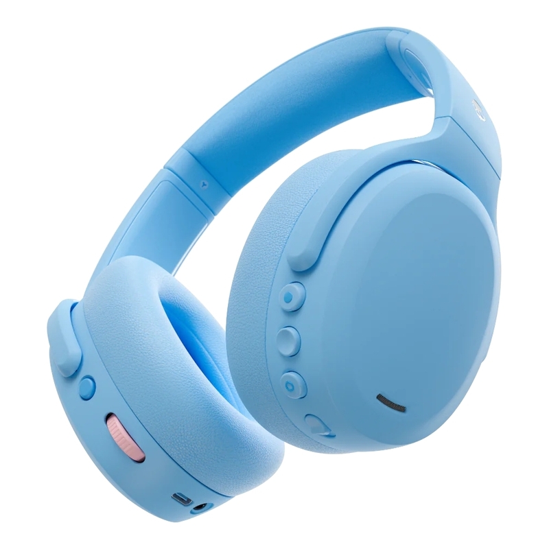 Skullcandy Crusher ANC 2 Wireless Noise Canceling Over-Ear Headphones - Preppy Blue