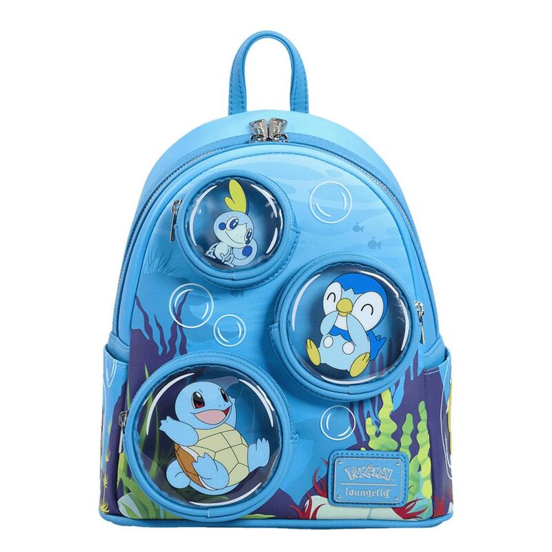 Loungefly Leather Pokemon Bubbles Water Pokemon Mini Backpack