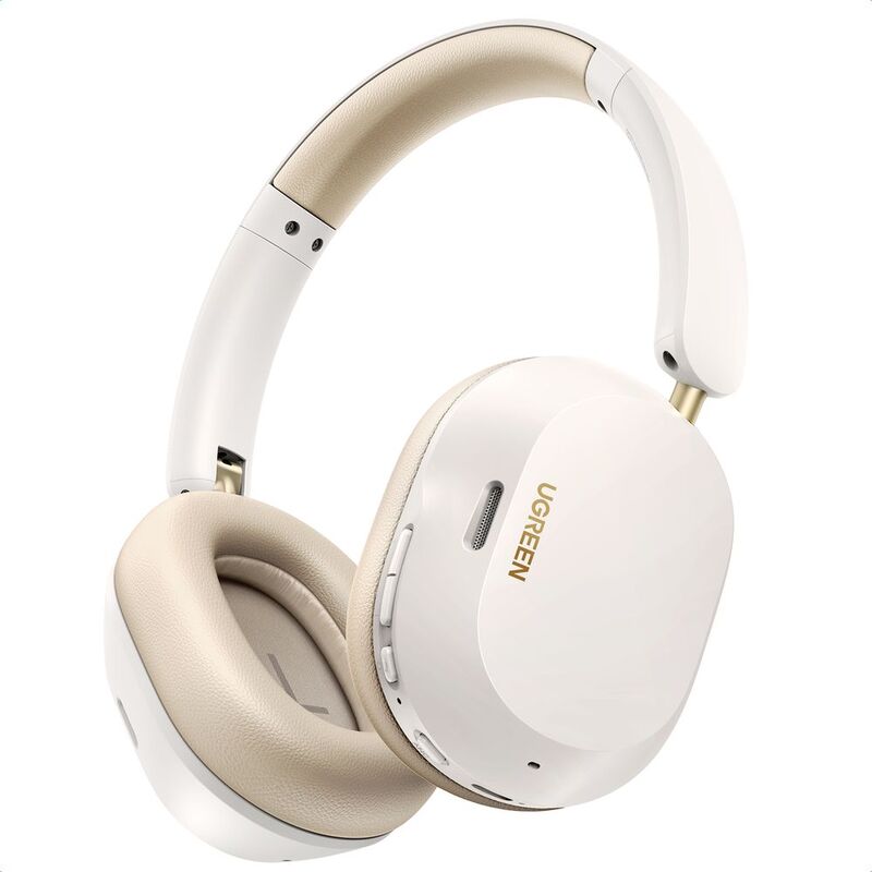 UGREEN Hitune Max 5C Hybrid Active Noise-Cancelling Headphones - White