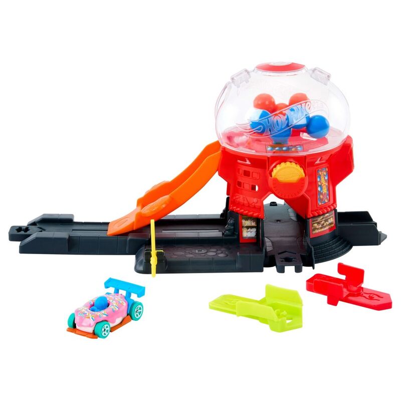 Mattel Hot Wheels City Downtown Candy Shop Playset