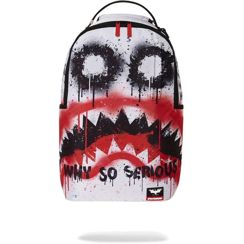 Sprayground Dc The Joker Makeup Shark Mouth DLXR Backpack