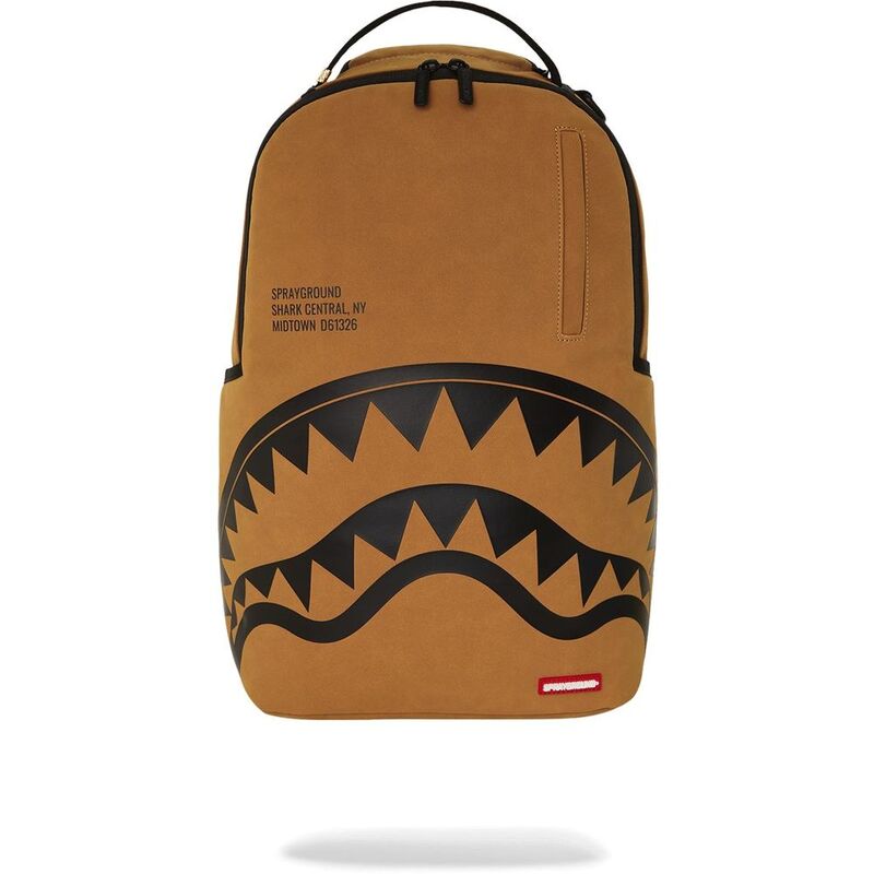 Sprayground Shark Central DLX-Faux Suede Backpack
