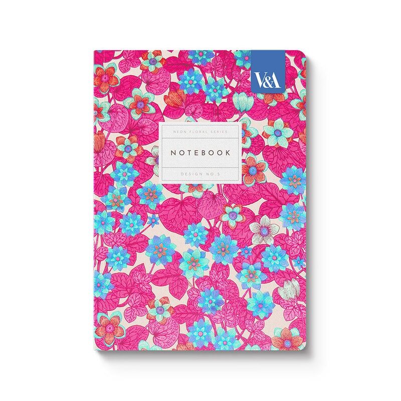 Ohh Deer Neon Floral Pink And Blue Premium Perfect Bound Notebook (A5) (12538) Premium Paperback Notebook (A5) Ohh Deer Neon Floral Pink And Blue Premium Perfect Bound Notebook (A5) (12538) Premium Paperback Notebook (A5)