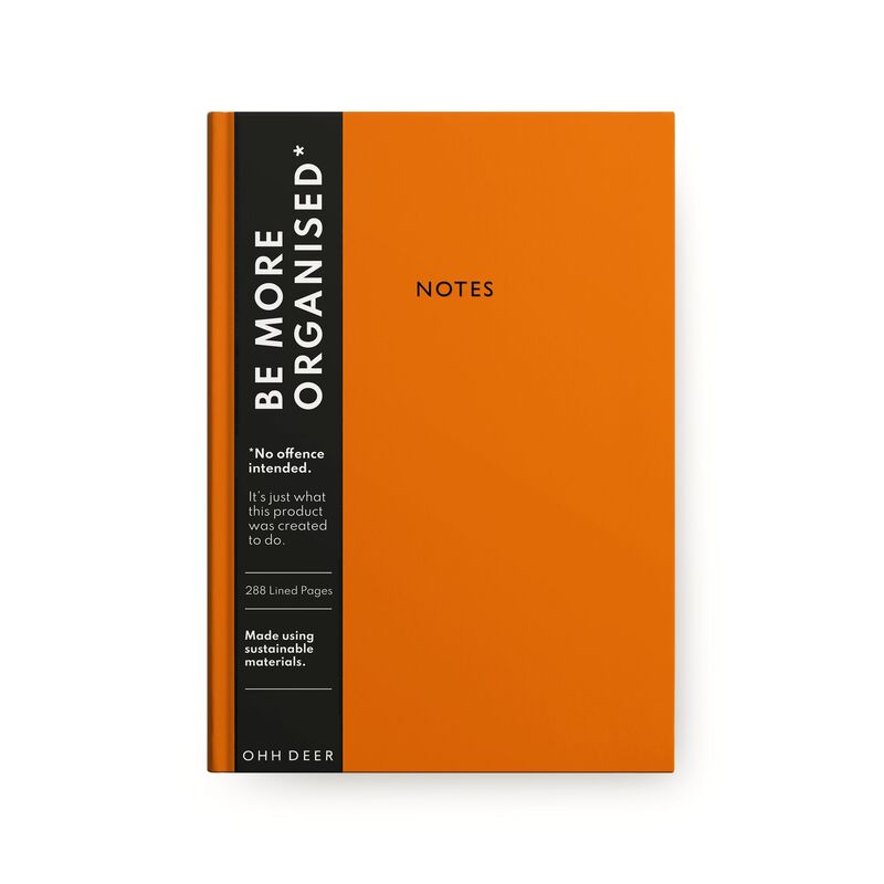 Ohh Deer Burnt Orange Linen Notebook Flexibound Notebook (A5) Ohh Deer Burnt Orange Linen Notebook Flexibound Notebook (A5)