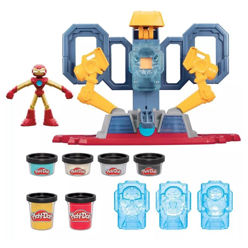 Hasbro Play-Doh Iron Man Armor Maker Lab Electronic Playset Hasbro Play-Doh Iron Man Armor Maker Lab Electronic Playset