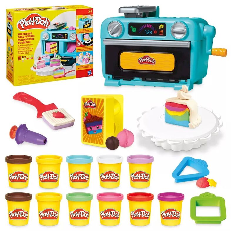 Hasbro Play-Doh Super Slice Cake Playset Hasbro Play-Doh Super Slice Cake Playset
