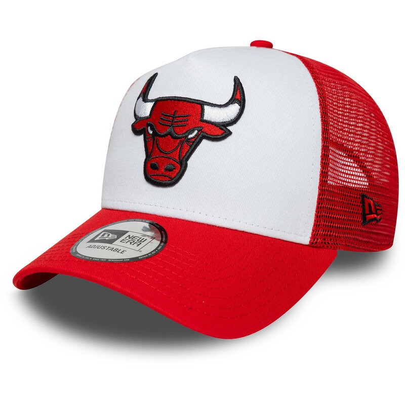 New Era Side Patch Trucker Nba Chicago Bulls Osfm Red Cap