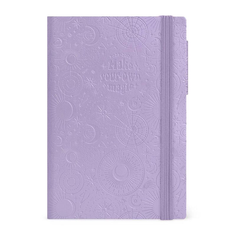 Legami 16 - Month Diary - 2025/2026 - Medium Daily Diary - Mystic Lilac
