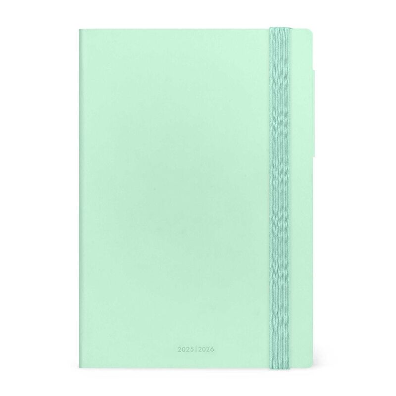 Legami 16 - Month Diary - 2025/2026 - Medium Weekly Diary - Pastel Mint