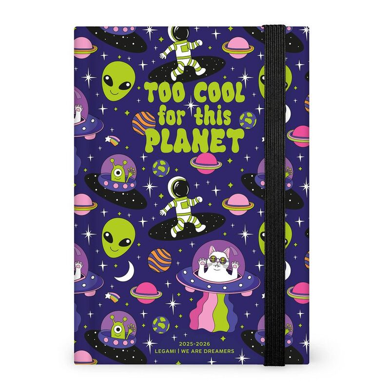 Legami 16 - Month Diary - 2025/2026 - Medium Photo Daily Diary - Space