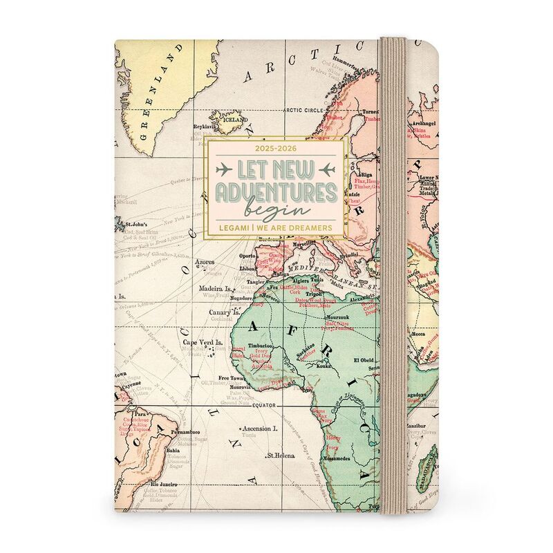 Legami 16 - Month Diary - 2025/2026 - Small Photo Weekly Diary With Notebook - Travel