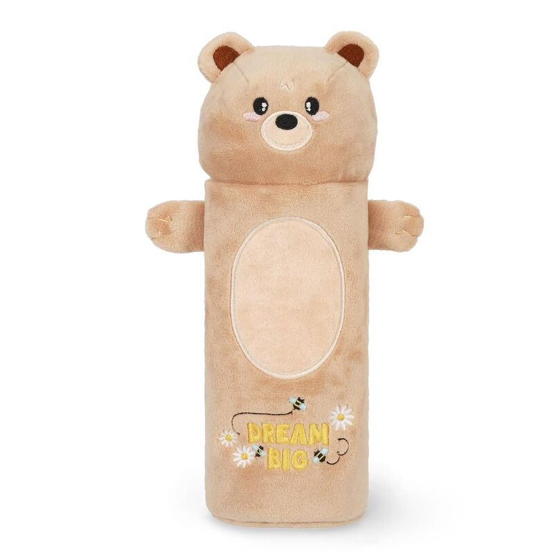 Legami Plush Pencil Case - Super Soft! - Teddy Bear