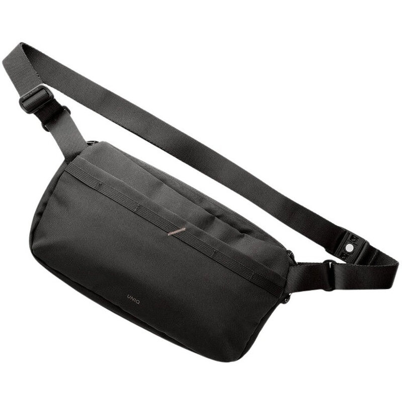 UNIQ Denver Canvas Crossbody Bag (5L) - Midnight Black
