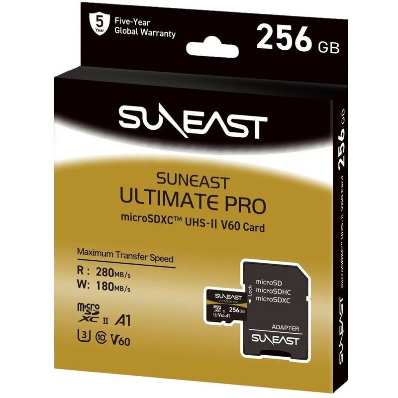 Ultimate Pro MicroSDXC UHS-II V60 Series (With UHS-II Adapter) - 256GB