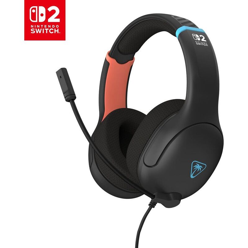 Turtle Beach Airlite Fit Wired Gaming Headset For Nintendo Switch 2 - Charcoal Black