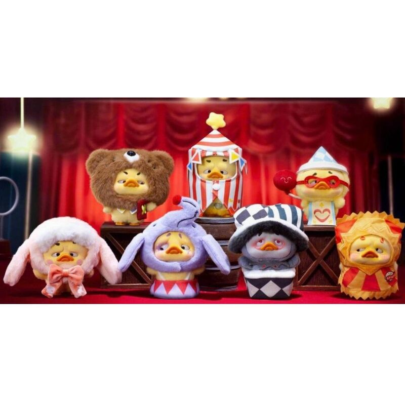 Upset Duck Pocket Crazy Circus Duck Plush Keychain (Assortment - Includes 1)