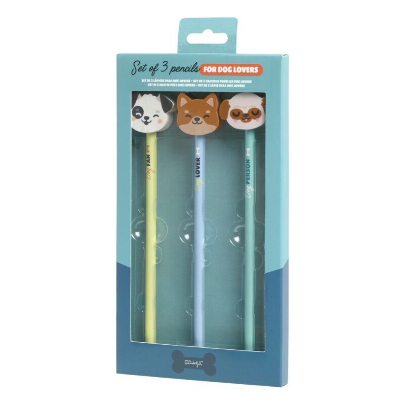 Mr. Wonderful Set Of Three Pencils For Dog Lovers