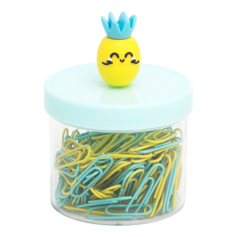 Mr. Wonderful Box Paper Clips - Ananas