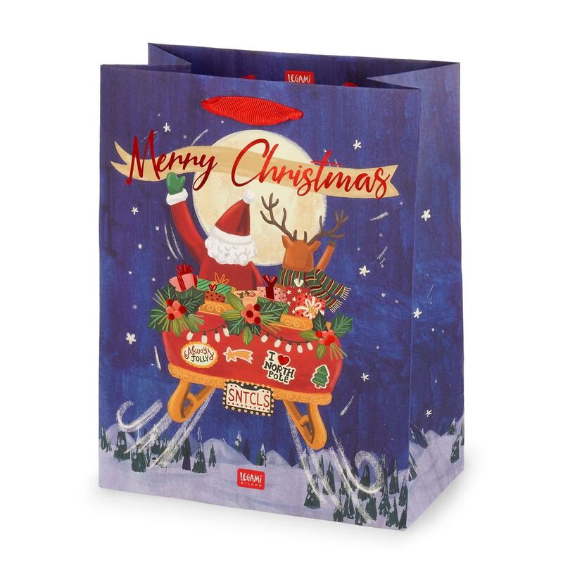 Legami Gift Bag - Medium - Sleigh