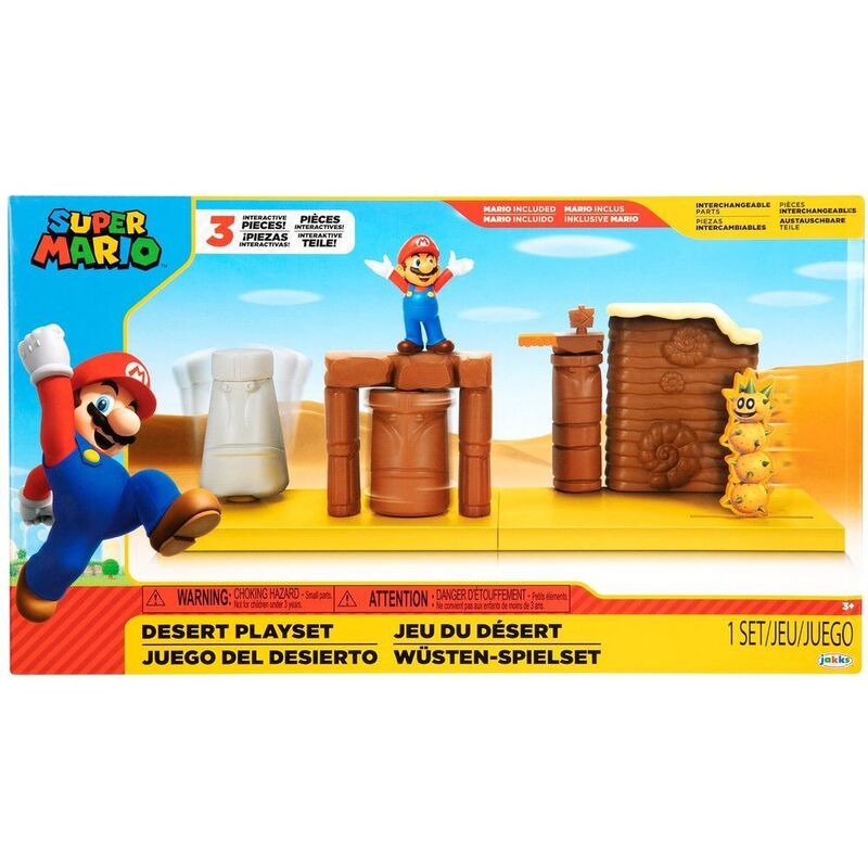 Jakks Pacific World Of Nintendo Super Mario Desert Playset