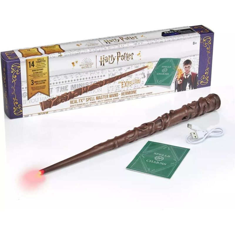 WOW Stuff Wizarding World Harry Potter Real Fx Master Wand - Hermione WOW Stuff Wizarding World Harry Potter Real Fx Master Wand - Hermione