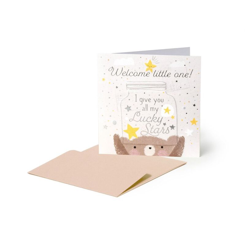 Legami Greeting Card - Small - New Baby (7 x 7 cm)