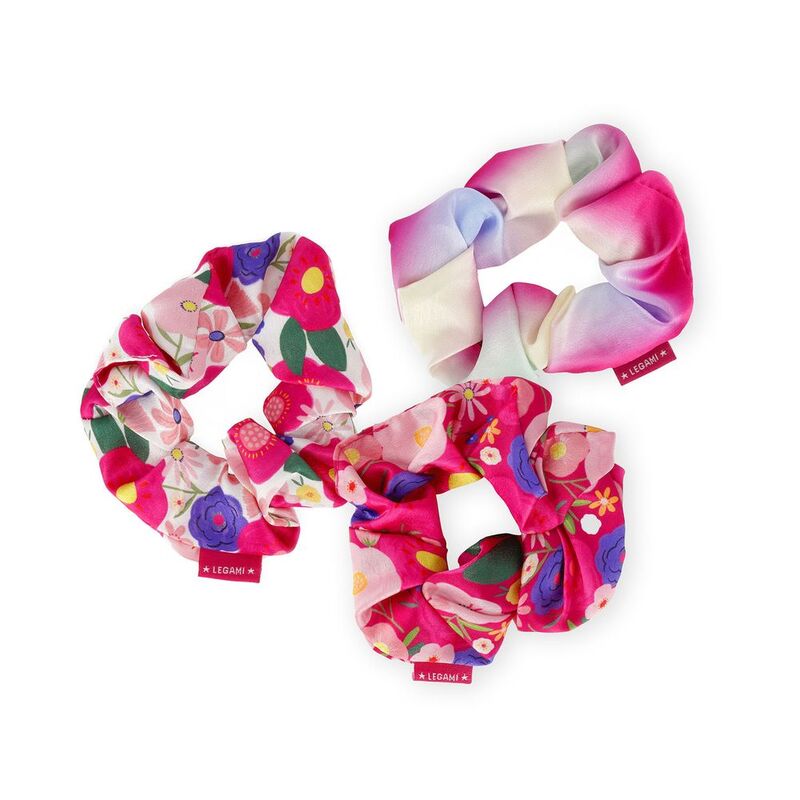 Legami Set of 3 Hair Scrunchies - Hair We Are! - Flowers Legami Set of 3 Hair Scrunchies - Hair We Are! - Flowers