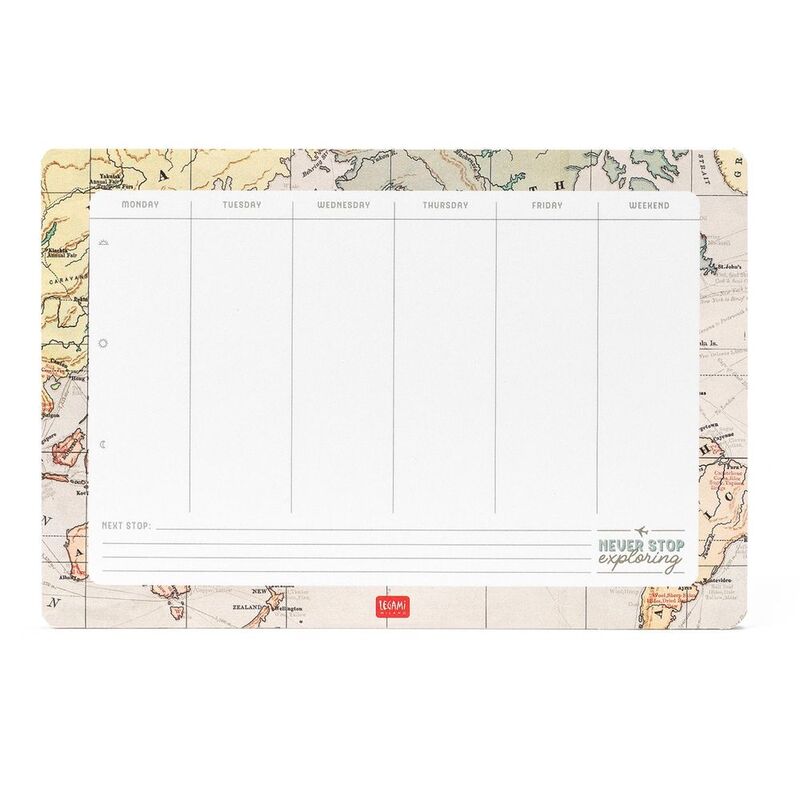 Legami Paper Mousepad & Notepad - Smart Notes - Travel Legami Paper Mousepad & Notepad - Smart Notes - Travel