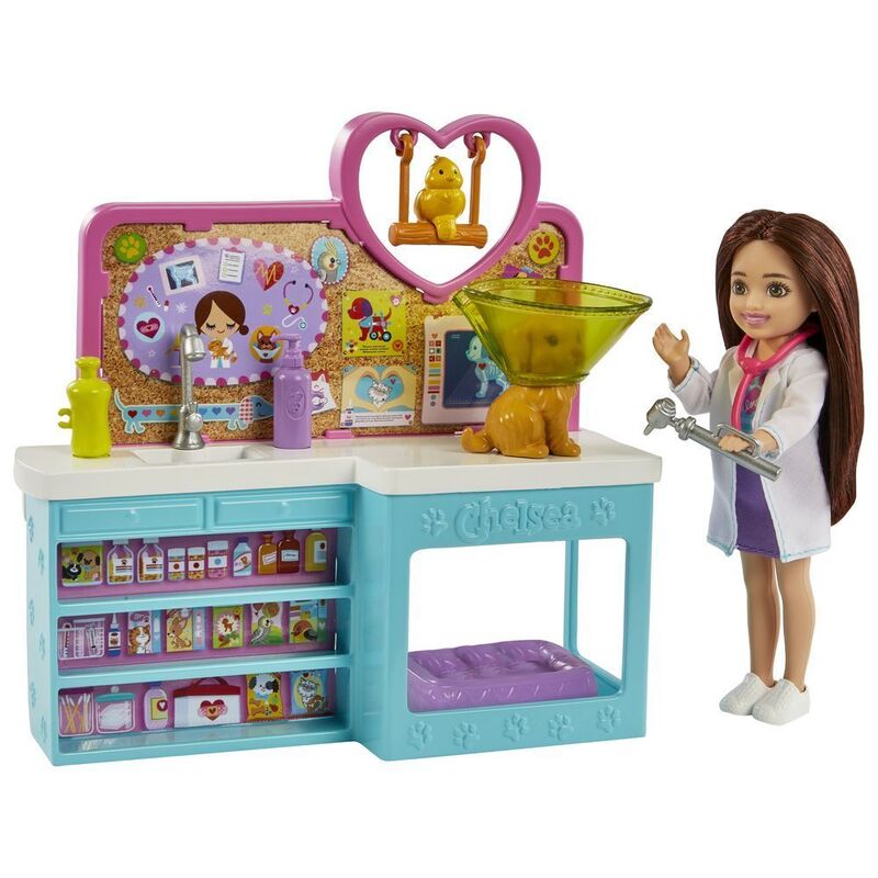 Barbie Chelsea Can Be Pet Vet Doll And Playset HGT12 Barbie Chelsea Can Be Pet Vet Doll And Playset HGT12