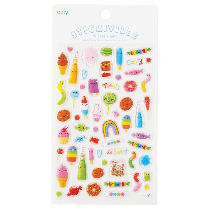 OOLY Stickiville Stickers - Standard - Candy Shoppe