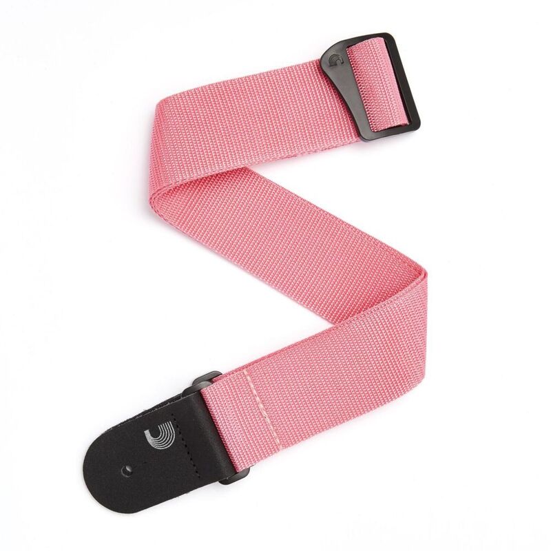 D'Addario Pink Guitar Strap