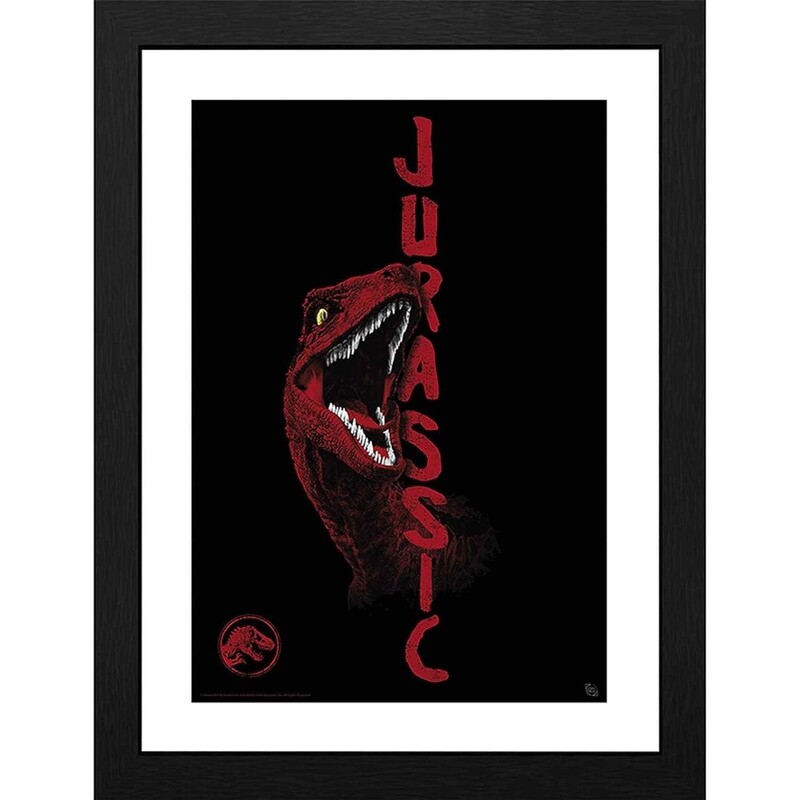 GB Eye Jurassic World Framed Collector's Print "Raptor" (30 x 40 cm)*