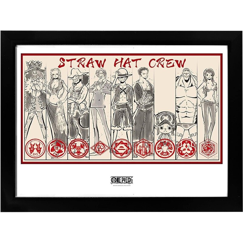 GB Eye One Piece Framed Collector's Print "Straw Hat Crew" (30 x 40 cm)