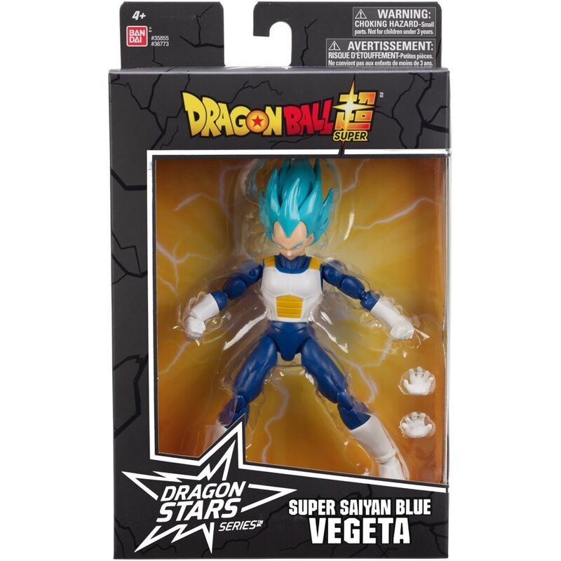 Bandai Dragon Ball Stars Super 7-Inch Saiyan Blue Vegeta Action Figure