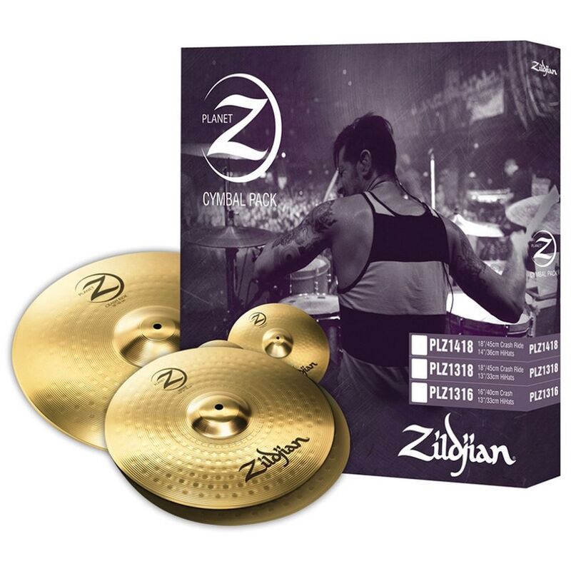 Zildjian Planet Z Z3Pro 14-Inch Hi-Hat & 18-Inch Crash Cymbals Pack