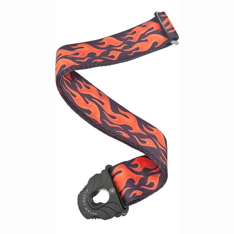 Planet Waves Guitar Strap Plock - Flames