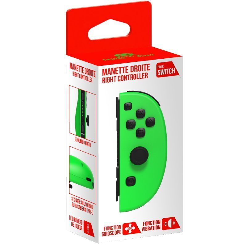 Freaks And Geeks Wireless Right Joy-Con For Nintendo Switch - Green