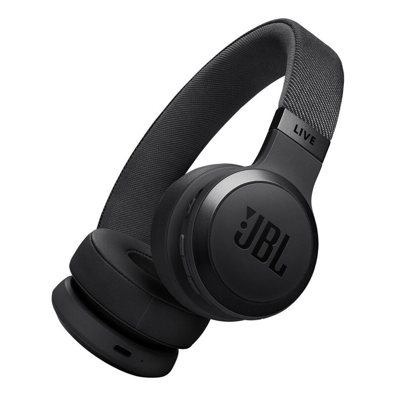 JBL LIVE 670NC Wireless On-Ear Headphones with True Adaptive Noise Cancelling - Black JBL LIVE 670NC Wireless On-Ear Headphones with True Adaptive Noise Cancelling - Black