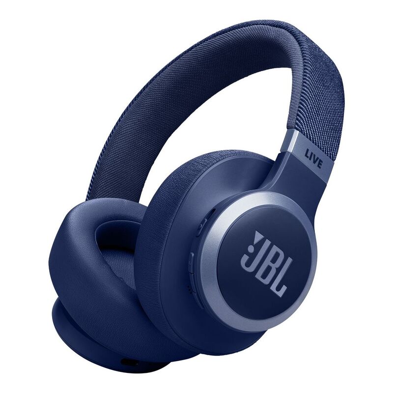 JBL LIVE 770NC Wireless Over-Ear Headphones with True Adaptive Noise Cancelling - Blue JBL LIVE 770NC Wireless Over-Ear Headphones with True Adaptive Noise Cancelling - Blue