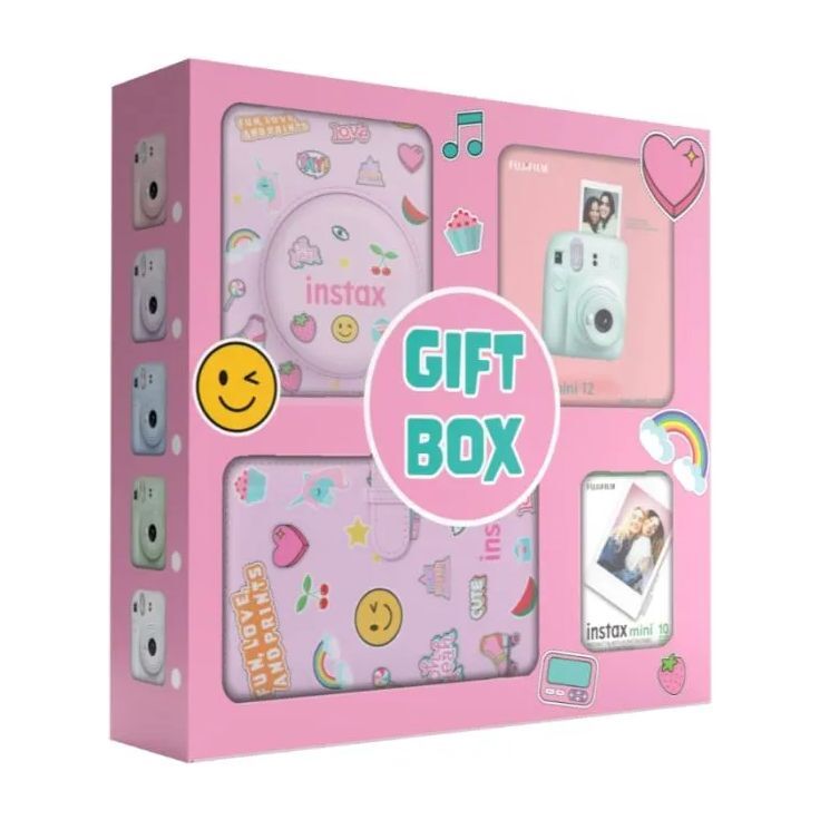Fujifilm Instax Mini 12 Gift Box - Green (Bundle)