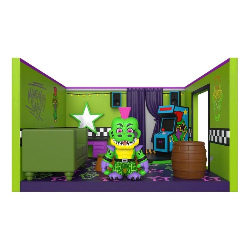 Funko Snaps! Five Nights At Freddy's Security Breach Montgomery Fator 3.5-inch Vinyl Figure with Dressing Room Playset