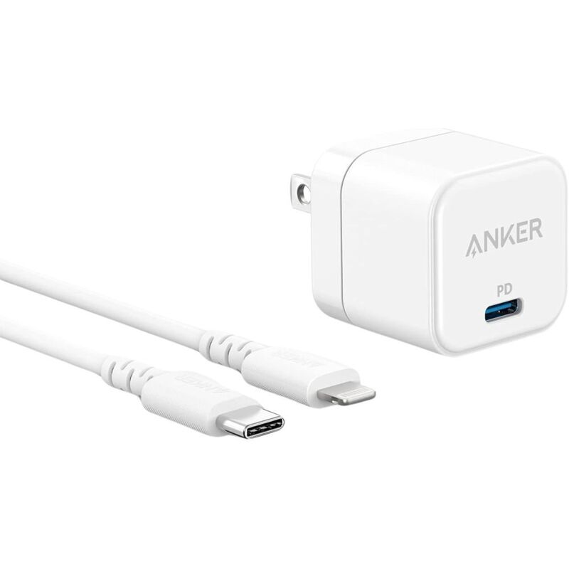 Anker Powerport III 20W Cube with Powerline III USB-C To Lightning (UK)