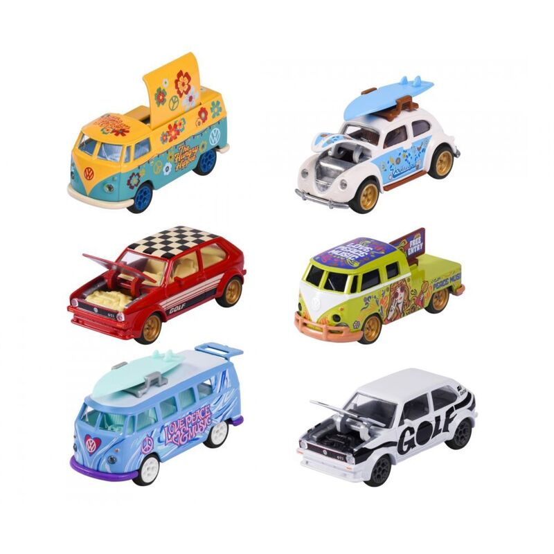 Majorette Volkswagen Originals Deluxe 164 Die-Cast Car Assorted