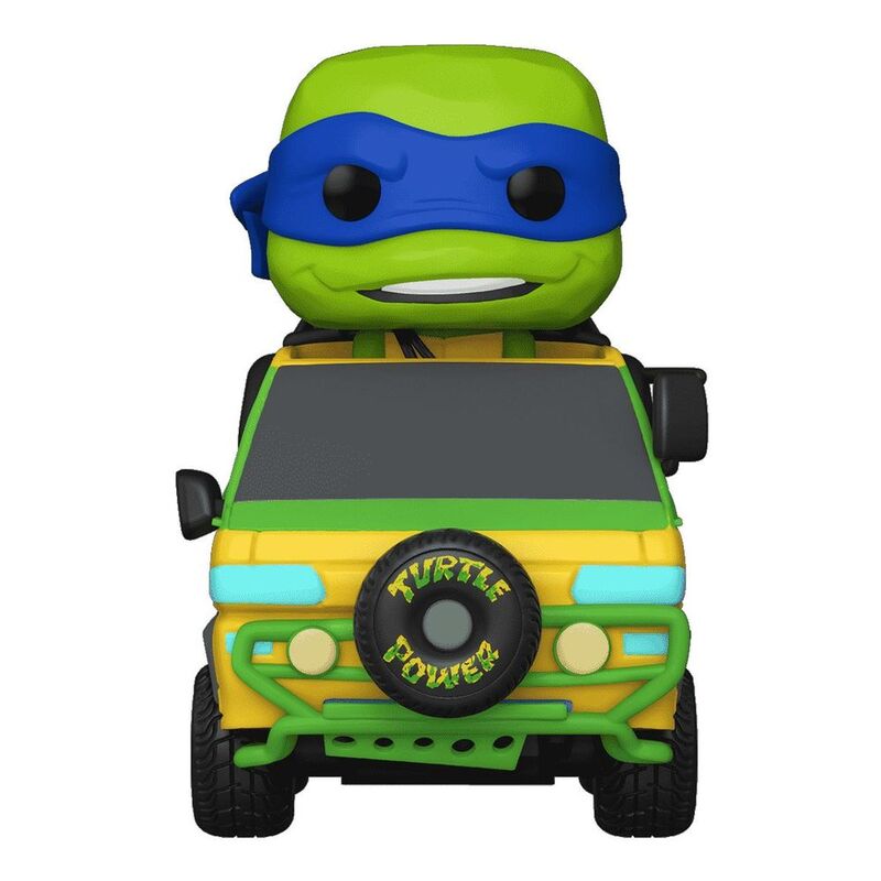 Funko Pop! Rides Super Deluxe Movie Teenage Mutant Ninja Turtle Leonardo In Van 5.2-Inch Vinyl Figure