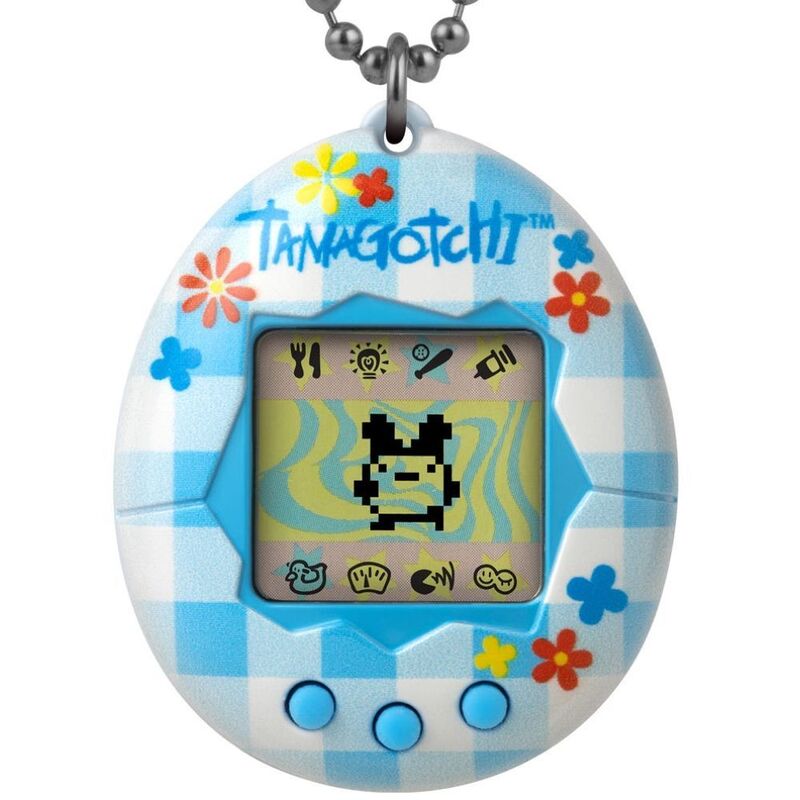 Bandai Tamagotchi Flower Gingham Digital Pet