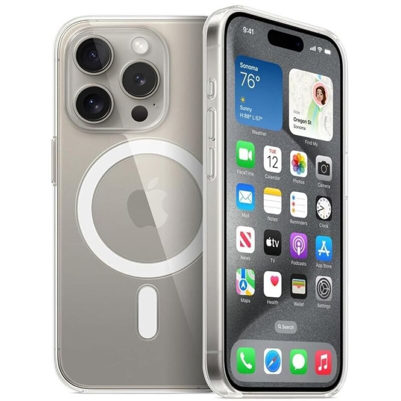 Anker Magnetic Clear Case For iPhone 15 Pro Max